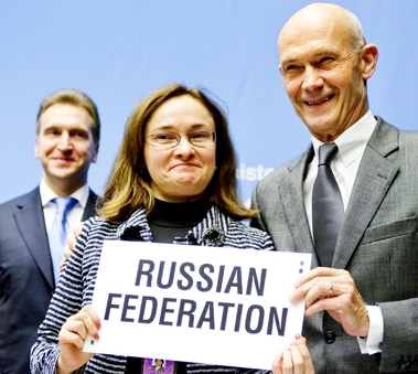 Die Welthandelsorganisation nimmt Russland als Mitglied auf